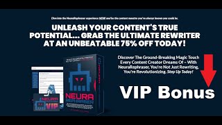 NeuraRephraser V2 Review 2024: Convert Old Dead Content into Fresh Profits!