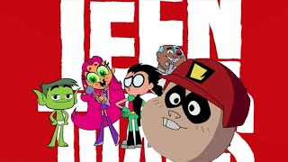 Teen Titans theme song Teen Titans Go version (Sung by Larry)