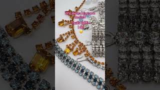 Live vintage jewelry sales every Wednesday and Saturday! #vintagejewelry #jewelryhaul #rhinestones