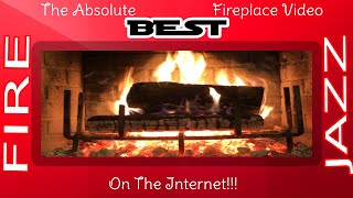 Soothing Crackling Fireplace with Relaxing Jazz