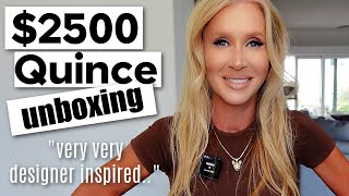 $2500 QUINCE UNBOXING | Designer Inspired *NOT Sponsored