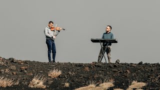 Believer Imagine Dragons piano & violin Etna Volcano FPV Drone 4K