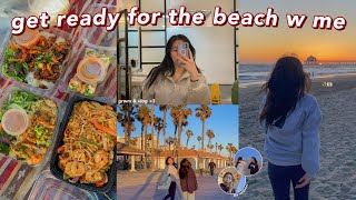 GRWM for the BEACH! q&a and life updates 💐chit chat get ready with me for a fun beach day: fun grwm