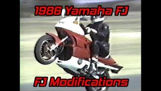 1986 Yamaha FJ1200SC Modifications Made To The FJ From 1990