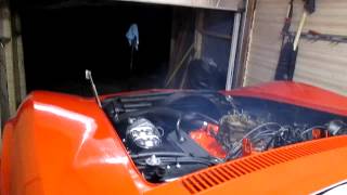 1970 Corvette L46 open heads flames