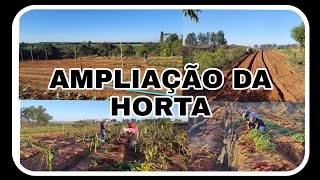 AMPLIAÇÃO DA HORTA+ NOSSO FERIADO EM FAMÍLIA