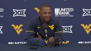 WVU Offfensive Coorindator Chad Scott Pitt Week 2024