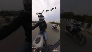 Chapri riding bike without helmet and shoe…..always wear helmet 🪖 and shoe while riding