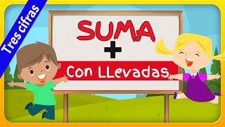 🔔 Como se SUMA LLEVANDO de 3 cifras para niños