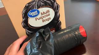 Trash Bags Great Value Multi Purpose VERY STRONG