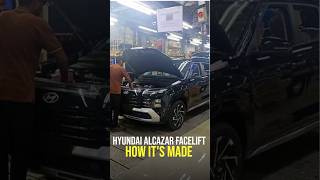 BTS - How the Hyundai Alcazar is made. @autocarindia1  #shorts