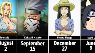 Naruto Characters You Share Birthday With