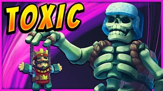 PUSHING to the TOP OF CLASH ROYALE with TOXIC DECK!