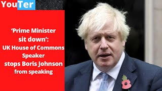 Boris Johnson को UK के House of Commons  में  Speaker ने चुप कराया (#YouTer)