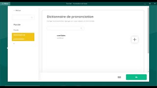 Dictionnaire de prononciation dans Mind Express 5