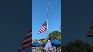 911 Remembrance - USA Flag Half-Staff. Prayers for those lost.