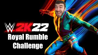 The Royal Rumble Challenge! | WWE 2K22 | Our First Match! (PC)