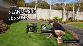 5 important lawn care lessons // Pre-winter clean up