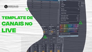 Como criar Templates de canal no Ableton Live