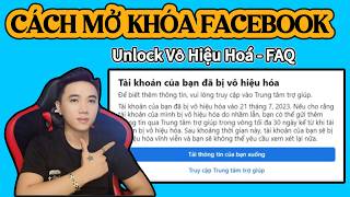 Hướng Dẫn Mở Khoá Fb Bị Vộ Hiệu Hoá - Unlock Dạng FAQ |@nguyenquyenmedia