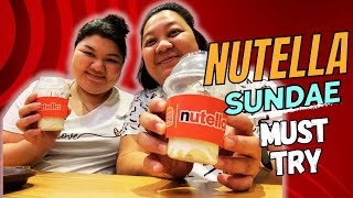 NASUBUKAN NIYO NA BA ANG NUTELLA SUNDAE | Koolet Vlogs