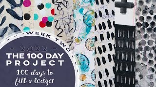 week two - 100 days to fill a ledger - #the100dayproject