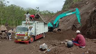 TRUK DIMAS PUTRA//MUAT PASIR//MERAPI