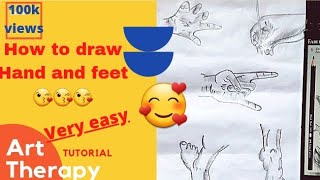 HOW TO MAKE HAND AND FEET FOR beginners Tutorial