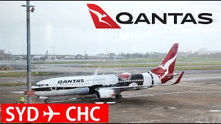 Qantas Boeing 737 Economy Flight Experience: Sydney to Christchurch (QF139)