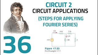 36 Circuit Applications of Fourier Series (Steps for Applying Fourier Series) شرح تطبيق متسلسة فورير