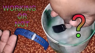 REALME SMART BAND WATER TESTING