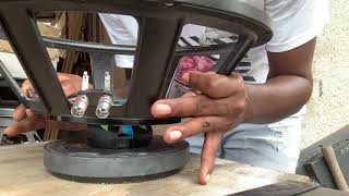 Watch me set a 15” speaker shift magnet July 20,2024 in Kingston Jamaica 1-876-481-1368