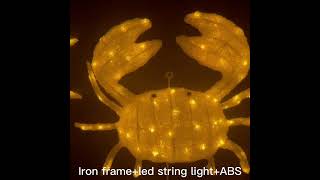 LED crab motif light