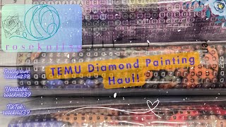 Roseknit39-Episode93TEMU DiamondPaintingHaul/Unboxing #craftcommunity #temu #unboxing #temuhaul #diy