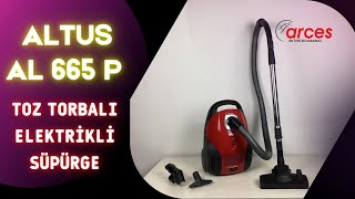 Altus AL 665 P Toz Torbalı Elektrikli Süpürge | Kutu açılımı - Test - İnceleme | En iyi süpürge ?