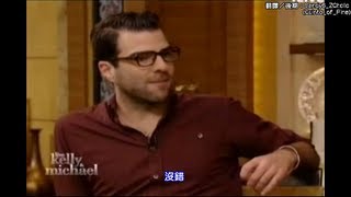 【中字】130904 Zachary Quinto - Kelly & Micheal秀 訪談