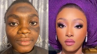 VIRAL 😱👉🏽 BOMB 💣 🔥 BRIDAL GELE AND MAKEUP TRANSFORMATION 😱💄 CIRURGIA PLASTICA 💉🙀🔥😳