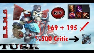 Dota 2 - Tusk - Efsane Kritik Ultimate İçin İtem Dizilimi 🇹🇷 💪👊 🙃