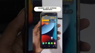 How to change lock screen shortcuts #foryou #shortsfeed #androidtips