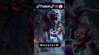 MONSTER👹  🧬wolf🧬🐺#ai#new#fusion aiartwork#animation#monster#wolf#viral#strangecartoon