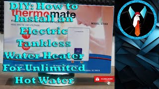 DIY: How to Install an Electric Tankless Water Heater For Unlimited Hot Water