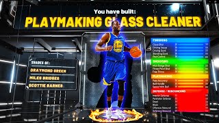 BEST PLAYMAKING GLASS CLEANER BUILD NBA 2K22! META POWER FOWARD IS A DEMIGOD! IT CAN DO ANYTHING!