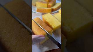 How To Make Butter Cake #shorts #vietnamesefoods #snacks #dessert #stressrelief #bakingisfun