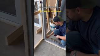 How To Install A Door Threshold #shorts #doors #locksmith #construction #ada #diy