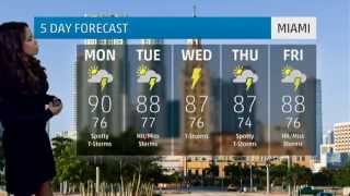 Miami's Weather Forecast for June 9, 2014