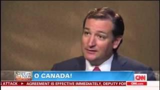 Ted Cruz Tells CNN's Candy Crowley: Citizenship Talk Is "Silly" - 'I"m Only American'