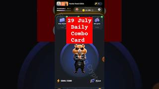 how to unlock 29 July daily combo card hamster Kombat | hamster Kombat daily combo cards