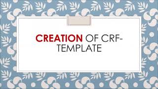 M4M Week 21 - How to create a CRF template on DSW wizard of VODAN-in-a-box