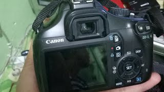 Canon 1100d, Unboxing kamera seken tp masih mulus ada bonus tasnya juga mantap!!!