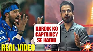 Irfan Pathan's lashes out at Hardik Pandya's captaincy||MI VS SRH HIGHTLIGHTS|aaj ka match kon jita